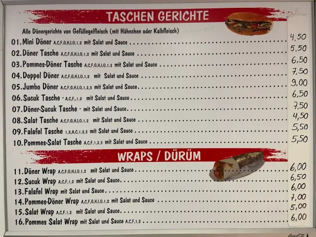 BookNoFees: Občerstvení – Sümmern Döner Haus – Iserlohn – Sümmernský dům dönerů, foto 2
