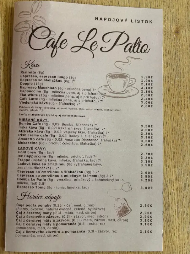 BookNoFees: Kavárna – Le Patio – Bratislava – Le Patio, foto 2