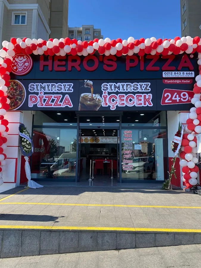 BookNoFees: Restaurace – Hero's Pizza Başakşehir Şubesi – Istanbul – Pobočka Hero's Pizza v Başakşehiře, foto 1