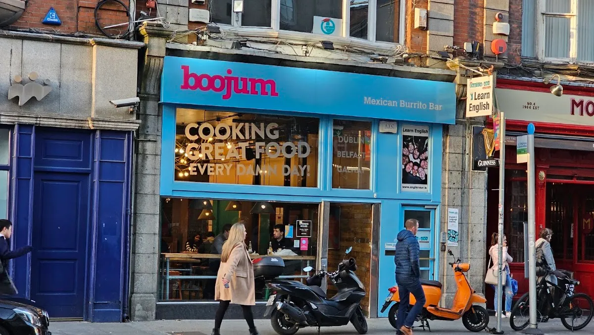 BookNoFees: Občerstvení – Boojum – Dublin – Boojum, foto 1