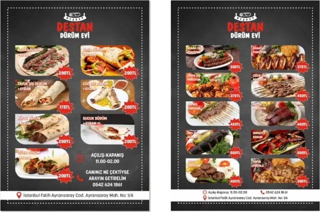 BookNoFees: Občerstvení – Dürümcü - Destan Kebap & Dürüm – Istanbul – Prodejna dürümů – Destan Kebap & Dürüm, foto 2