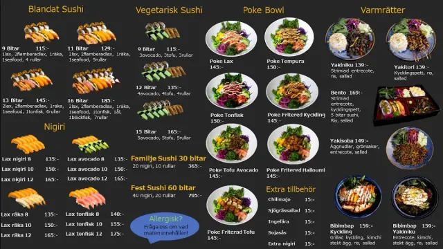 BookNoFees: Občerstvení – Minari Sushi – Stockholm – Těžba sushi, foto 3