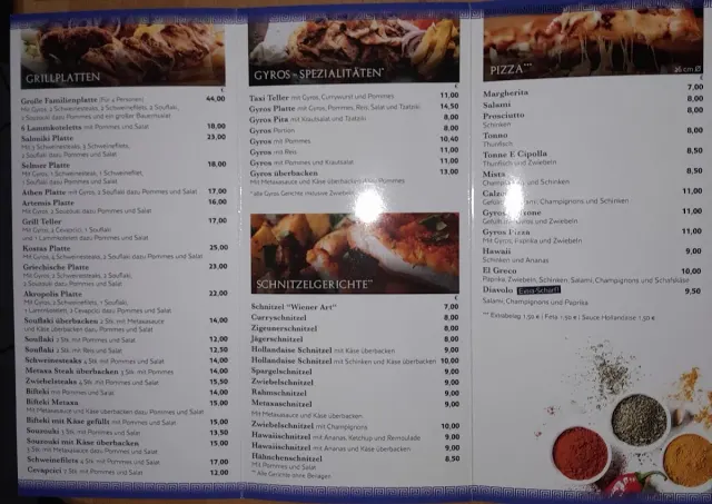 BookNoFees: Restaurace – Griechische Grill Pizzeria Athen – Selm – Řecká pizzerie s grilem v Aténách, foto 2
