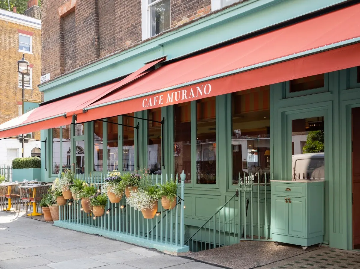 BookNoFees: Restaurace – Cafe Murano – London – Kavárna Murano, foto 1