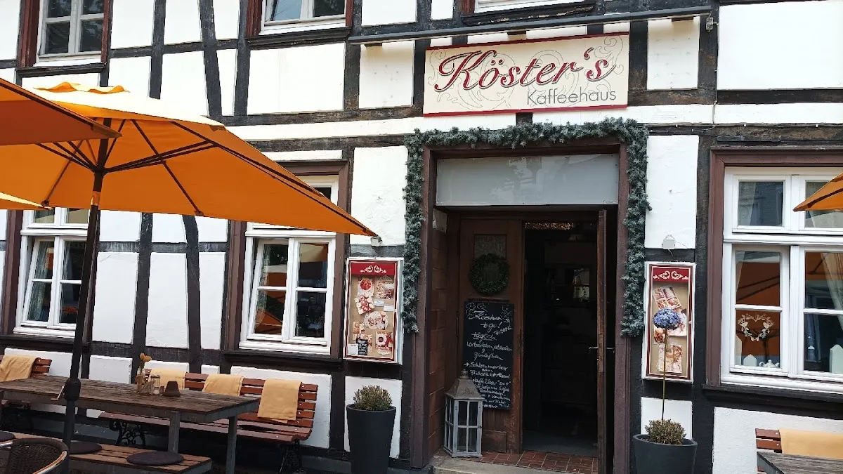 BookNoFees: Restaurace – Köster's Kaffeehaus – Datteln – Kösterova kavárna, foto 1