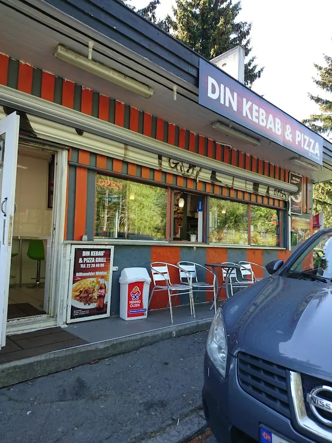 BookNoFees: Občerstvení – Din Pizza Kebab & Grill – Oslo – Tvá pizza, kebab a gril, foto 1