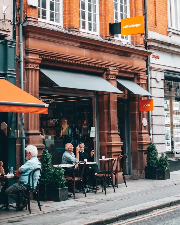BookNoFees: Kavárna – Coffee Angel – Dublin – Kávový anděl, foto 1
