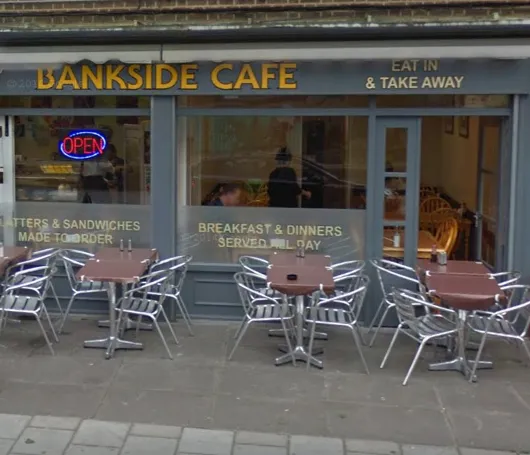 BookNoFees: Kavárna – Bankside Cafe – London – Bankside Cafe, foto 1