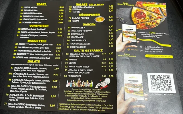 BookNoFees: Restaurace – Döner Pizzeria Derin – Herdecke – Döner Pizzeria Derin, foto 2