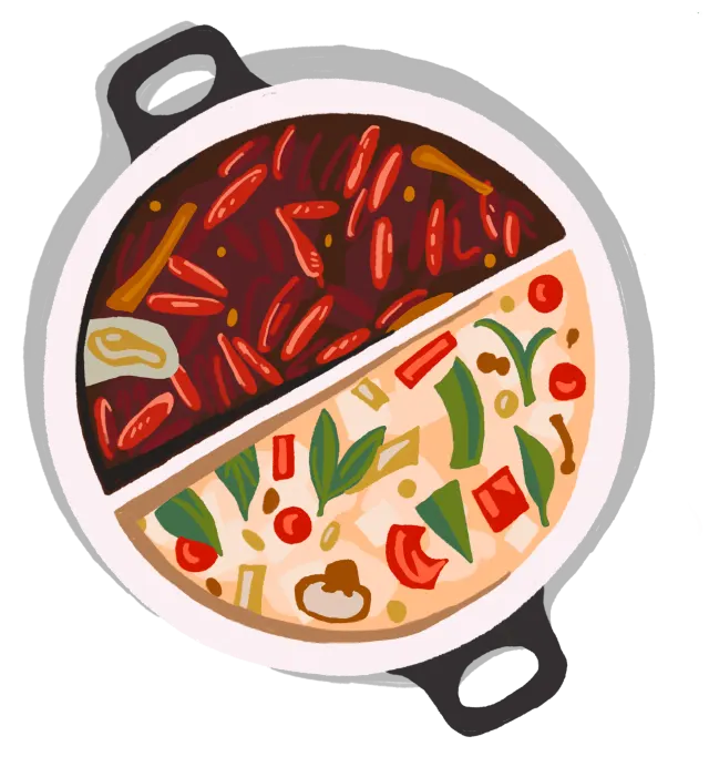 BookNoFees: Restaurace – Chili & Pepper Hot Pot – Vienna – Pikantní hrnec s chilli a paprikou, foto 2