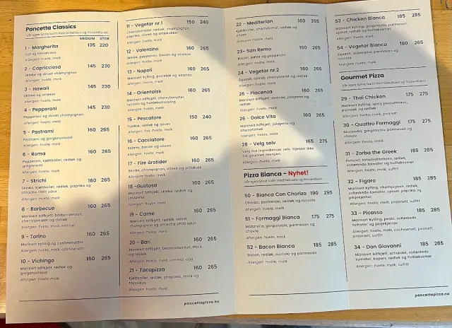 BookNoFees: Restaurace – Pizza Pancetta – Oslo – Pizza s pancettou, foto 3