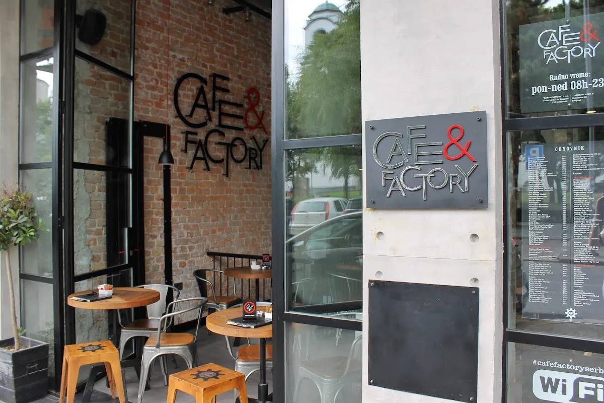 BookNoFees: Kavárna – Cafe&Factory – Belgrade – Cafe&Factory, foto 1