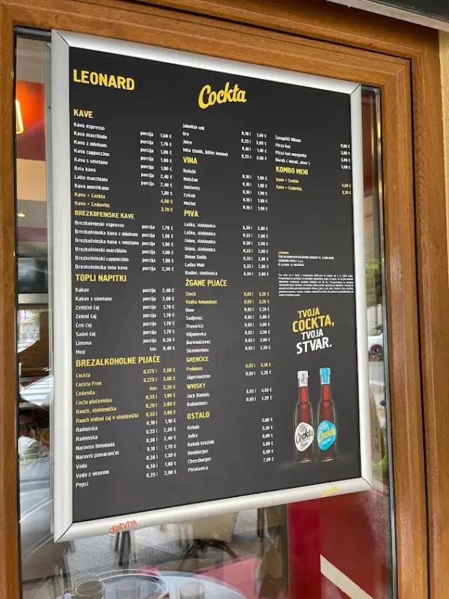BookNoFees: Kavárna – Kavarna in slaščičarna Leonard – Ljubljana – Kavárna a cukrárna Leonard, foto 2
