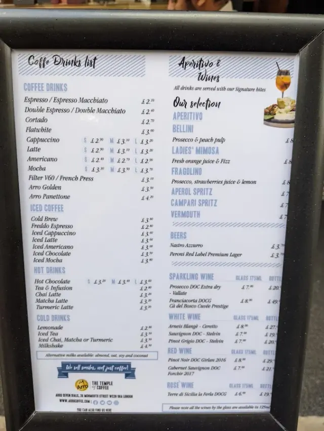 BookNoFees: Kavárna – Arro Coffee - The Temple of Coffee – London – Arro Coffee – Chrám kávy, foto 2