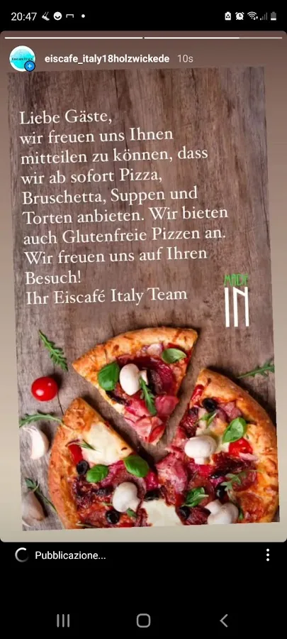 BookNoFees: Restaurace – Eiscafé Italy – Holzwickede – Eiscafé Itálie, foto 2
