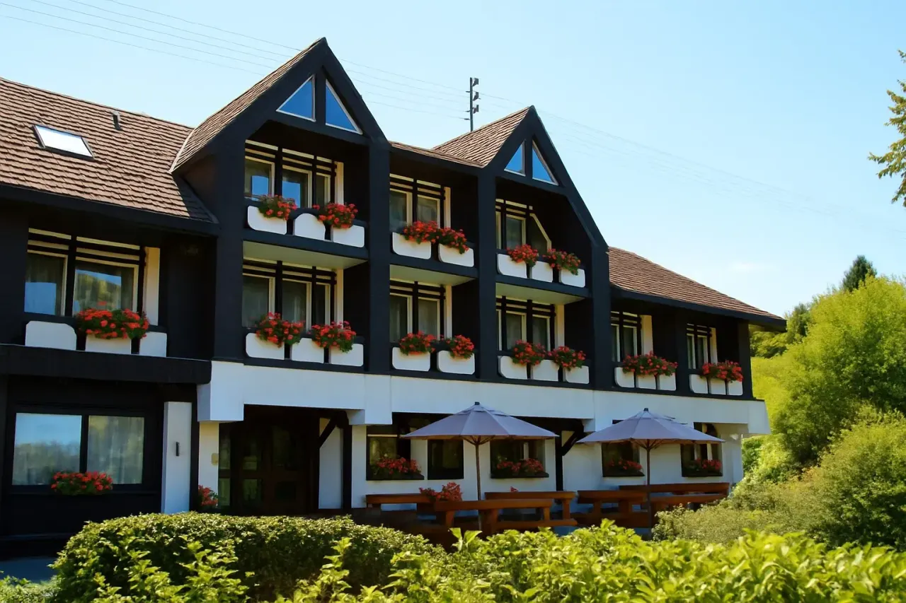 BookNoFees: Restaurace – Landhotel Laarmann – Lennestadt – Venkovský hotel Laarmann, foto 1